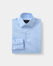 Camisa Algodão Stretch Azul