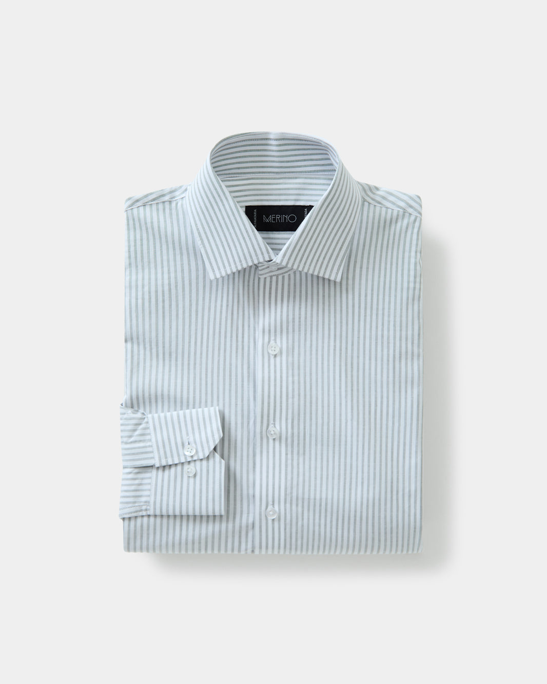 Camisa Listrada Cinza