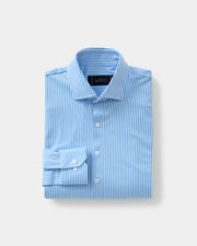 Camisa Tech Listrada Azul