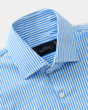 Camisa Tech Listrada Azul