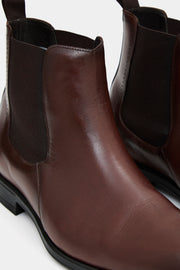 Bota Chelsea Couro whisky