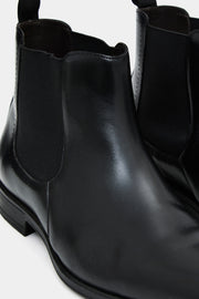 Bota Chelsea Couro Preta