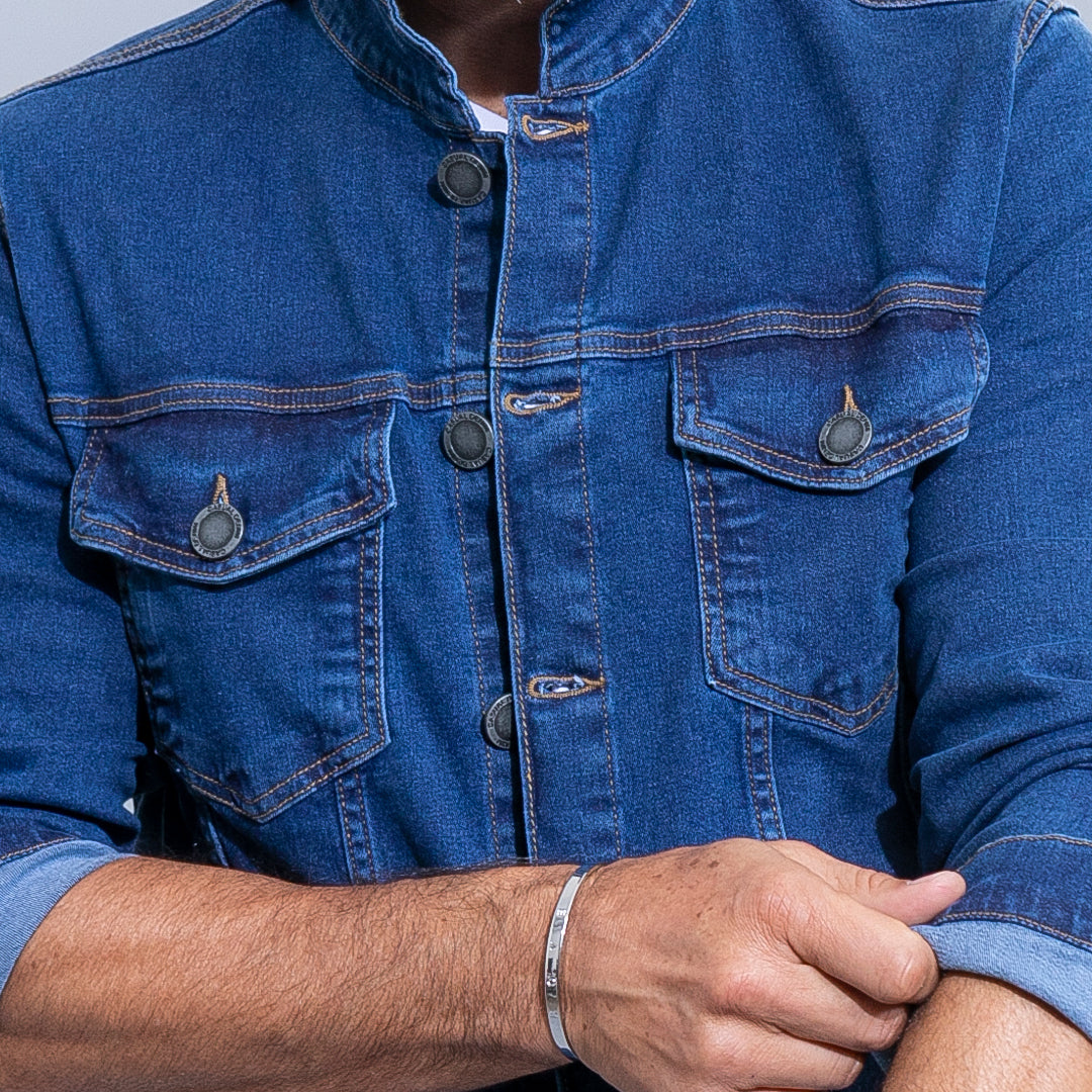 Jaqueta Jeans de Alfaiataria com Monogram - Ready-to-Wear