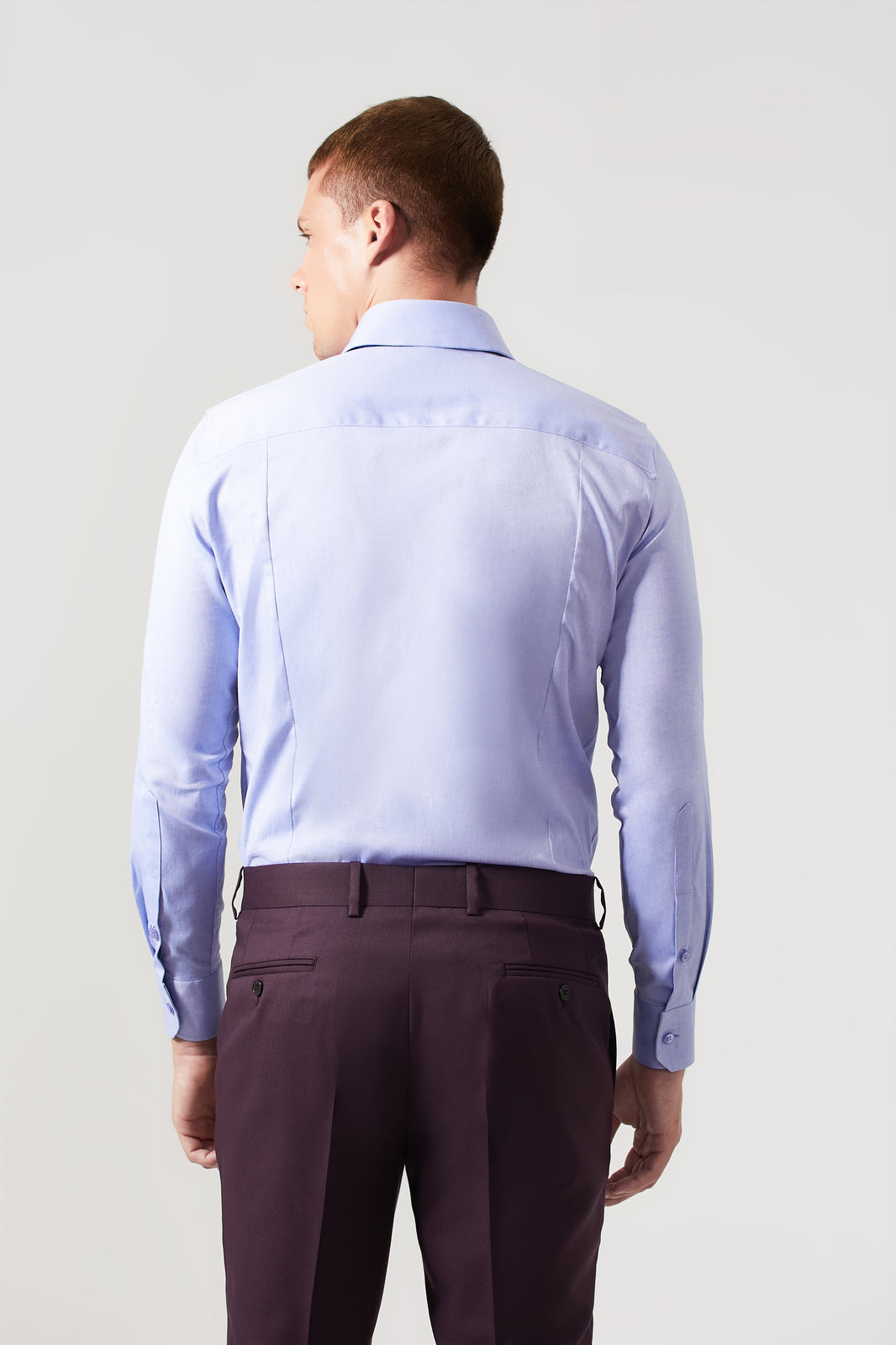 Camisa Algodão oxford azul